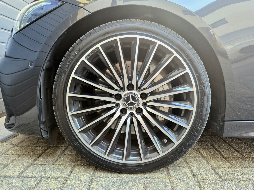 55542328 mercedes benz c klasse 180 amg line | burmester | wit leder | pano – foto 9