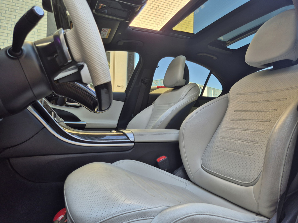 55542328 mercedes benz c klasse 180 amg line | burmester | wit leder | pano – foto 10